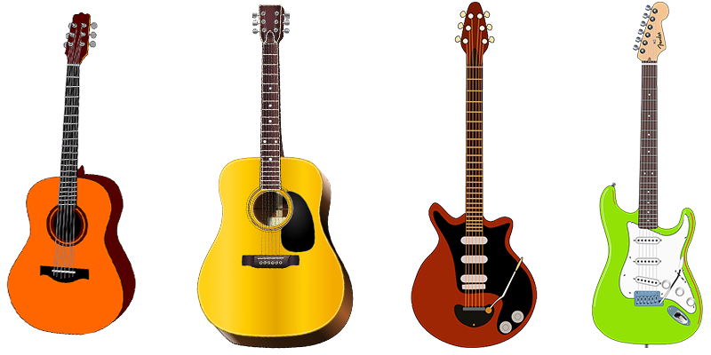 Chitarra classica, acustica, elettrica